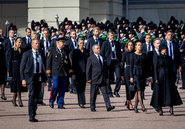 09-09-2026 Funeral of King Harald of Norway during a royal procession from the Royal Palace Chapel to the Cathedral in Oslo. Princess Victoria and Prince Daniel King Carl Gustaf Prince Carl Philip and Princess Sofia Princess Madeleine with Christopher O™Neill King Willem-Alexander and Queen Maxima and Princess Amalia Prince Albert and Princess Charlene King Abdullah II and Queen Rania Â  Copyright: xPPEx
