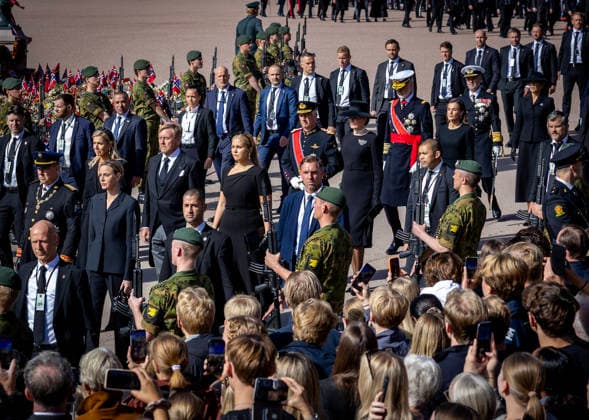 09-09-2026 Funeral of King Harald of Norway during a royal procession from the Royal Palace Chapel to the Cathedral in Oslo. Princess Victoria and Prince Daniel King Carl Gustaf Prince Carl Philip and Princess Sofia Princess Madeleine with Christopher O™Neill King Willem-Alexander and Queen Maxima and Princess Amalia Prince Albert and Princess Charlene King Abdullah II and Queen Rania King Filip and Queen Mathilde King Frederik and Queen Mary Â  Copyright: xPPEx