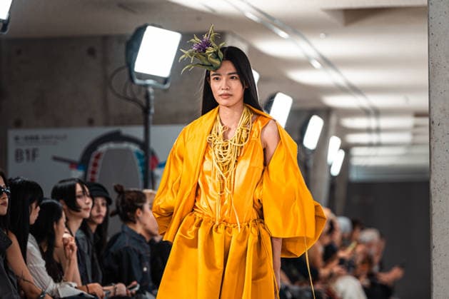 Runway model, September 9, 2026 - TRANO TOKYO S S27 RUNWAY SHOW Featuring ROMANIAN DESIGNERS & PIONEER DENIM at the Yoyogi National Stadium in Tokyo, Japan.  aflo_346390173