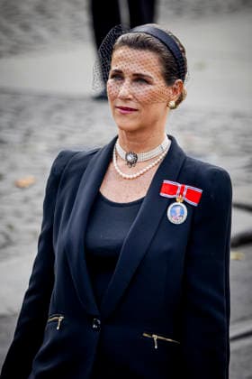 09-09-2026 Funeral of King Harald of Norway during a royal procession from the Royal Palace Chapel to the Cathedral in Oslo. Princess Martha Louise Â  Copyright: xPPEx