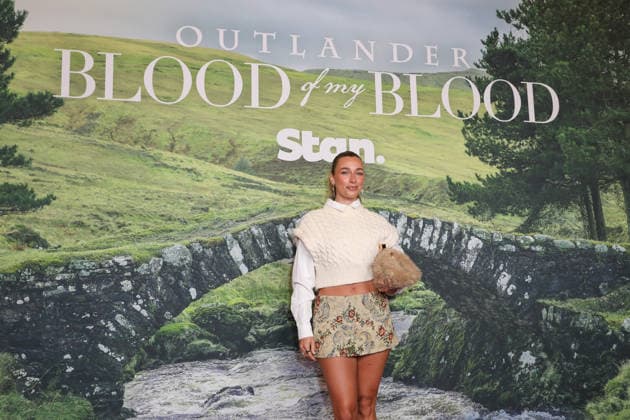 September 9, 2026: CASSIDY MCGILL attends the Sydney Premiere of Outlander: Blood of my Blood at Hoyts Entertainment Quarter on September 09, 2026 in Sydney, NSW Australia  - ZUMAa155 20260909_aaa_a155_071 Copyright: xChristopherxKhouryx