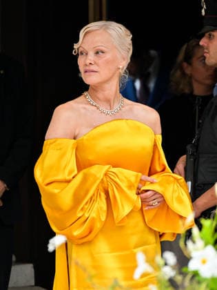 IPA88317156 - Venice, 83rd Venice International Film Festival 2026 - Day 8. Arrivals at the Hotel Excelsior pier. Pictured: PAMELA ANDERSON  Copyright: xManuelexMangiarottix xPoolxPhotoxEventsx08x IPA88317156