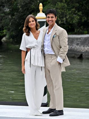 IPA88317997 - Venice, 83rd Venice International Film Festival 2026 - Day 8. Arrivals at the Hotel Excelsior pier. Pictured: Martina Ferragamo, Simone Coppo  Copyright: xManuelexMangiarottix xPoolxPhotoxEventsx08x IPA88317997