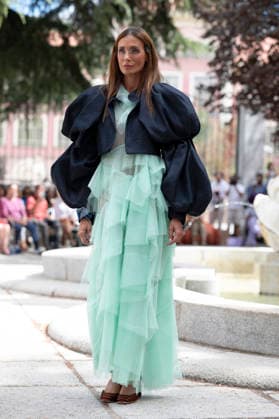September 9, 2026, Madrid, Spain: A model parades with Maria Lafuente design during the OMODA Fashion Week Madrid at Jardines Sabatini Madrid. Madrid Spain  - ZUMAs197 20260909_aaa_s197_157 Copyright: xAtilanoxGarciax
