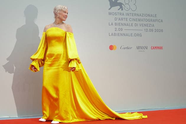 Venice 2026 Screening NB Pamela Anderson attending the FILM Red carpet as part of the 83th Venice International Film Festival at the Lido in Venice, Italy on September 09, 2026. Photo by Nasser Berzane ABACAPRESS.COM Venice Italy  Copyright: xBerzanexNasser ABACAx