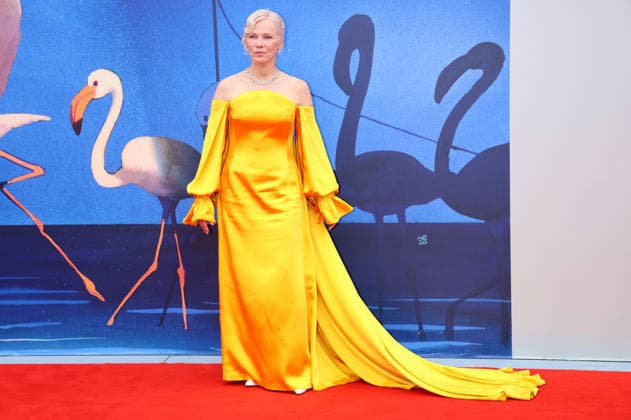 Pamela Anderson bei der Premiere des Kinofilms Place to Be auf der Biennale di Venezia 2023 83. Internationale Filmfestspiele von Venedig im Sala Giardino. Venedig, 09.09.2026