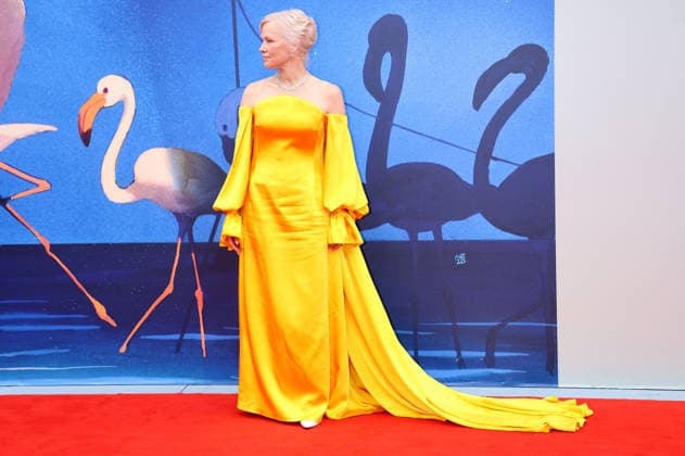 Pamela Anderson bei der Premiere des Kinofilms Place to Be auf der Biennale di Venezia 2023 83. Internationale Filmfestspiele von Venedig im Sala Giardino. Venedig, 09.09.2026