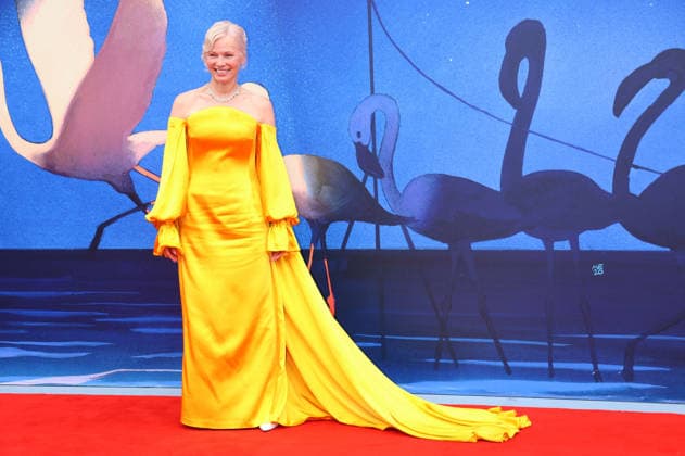 Pamela Anderson bei der Premiere des Kinofilms Place to Be auf der Biennale di Venezia 2023 83. Internationale Filmfestspiele von Venedig im Sala Giardino. Venedig, 09.09.2026