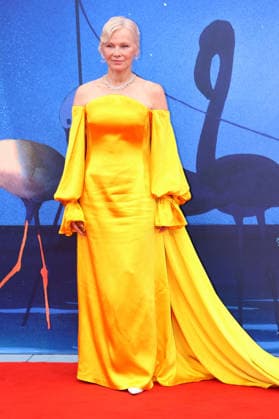 Pamela Anderson bei der Premiere des Kinofilms Place to Be auf der Biennale di Venezia 2023 83. Internationale Filmfestspiele von Venedig im Sala Giardino. Venedig, 09.09.2026