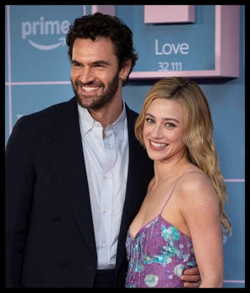 . 09 09 2026. London, United Kingdom. Tom Bateman and Lili Reinhart arriving at The Love Hypothesis premiere in London.  xStephenxLockx xi-Imagesx IIM-26993-0023