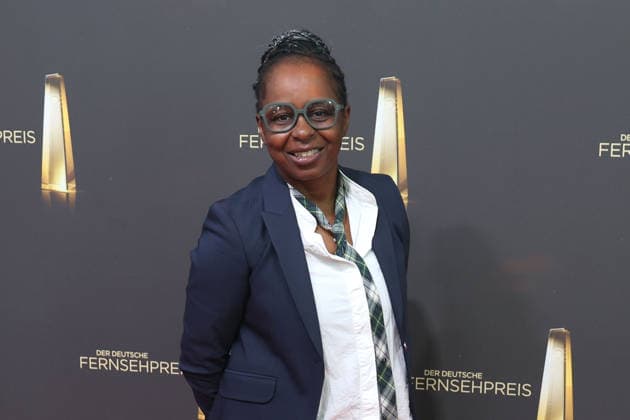 Shary Reeves bei der Verleihung vom Deutschen Fernsehpreis am 9.09.2026 in Koeln Shary Reeves arrives for the annual German Television Awards (Deutscher Fernsehpreis) at Confex-Center on September 09, 2026 in Cologne, Germany Deutscher Fernsehpreis Verleihung 2026 in Koeln