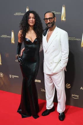 Rebecca Mir und Massimo Sinato bei der Verleihung vom Deutschen Fernsehpreis am 9.09.2026 in Koeln Rebecca Mir and Massimo Sinato arrive for the annual German Television Awards (Deutscher Fernsehpreis) at Confex-Center on September 09, 2026 in Cologne, Germany Deutscher Fernsehpreis Verleihung 2026 in Koeln