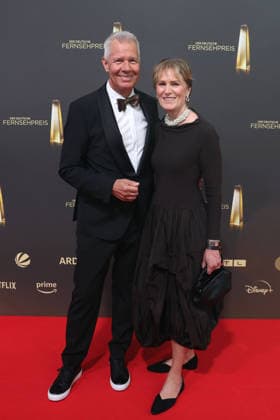 Peter Kloeppel und Carol Kloeppel bei der Verleihung vom Deutschen Fernsehpreis am 9.09.2026 in Koeln Peter Kloeppel and Carol Kloeppel arrive for the annual German Television Awards (Deutscher Fernsehpreis) at Confex-Center on September 09, 2026 in Cologne, Germany Deutscher Fernsehpreis Verleihung 2026 in Koeln