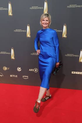 Barbara Hahlweg arrives for the annual German Television Awards (Deutscher Fernsehpreis) at Confex-Center on September 09, 2026 in Cologne, Germany annual German Television Awards (Deutscher Fernsehpreis) in Cologne, Germany