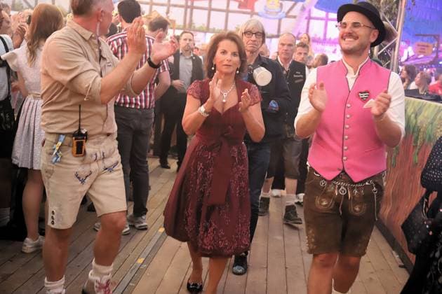 09.09.2026 xhpx Frankfurt am Main, Eröffnung Frankfurter Oktoberfest 2026 Oktoberfest Botschafterin Claudia Elisabeth Obert Unternehmerin und Reality-TV-Teilnehmerin.