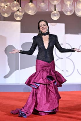 September 9, 2026, Venice, Rome, Italy: Vanessa Scalera on the red carpet for The Fire That You Carry Inside, at the 83rd Venice Film Festival. Venice, September 9, 2026 Venice Italy  - ZUMAa289 20260909_zia_a289_512 Copyright: xMariaxLauraxAntonellix xAgfx