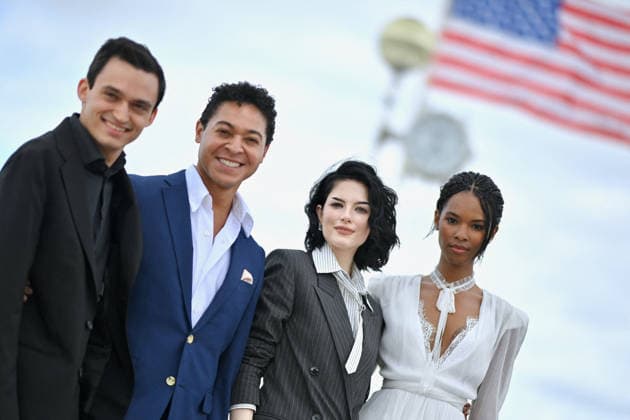 Deauville USA Party Photocall FC Jared Sprouse, Phillip Andre Botello, Ainsley Seiger and Sharahya Carter attend the USA Party Photocall at the 52nd Deauville American Film Festival on September 09, 2026 in Deauville, France. Photo by Franck Castel ABACAPRESS.COM Deauville  Copyright: xCastelxFranck ABACAx