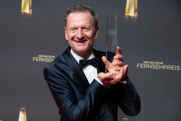 Preistraeger Michael KESSLER, Schauspieler, Verleihung des Deutschen Fernsehpreises, Der Deutsche Fernsehpreis 2026, Deutscher Fernsehpreis 2026 im Confex Koeln, am 09.09.2025.