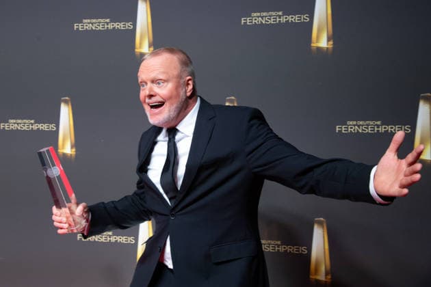 Preistraeger Stefan RAAB Verleihung des Deutschen Fernsehpreises, Der Deutsche Fernsehpreis 2026, Deutscher Fernsehpreis 2026 im Confex Koeln, am 09.09.2025.