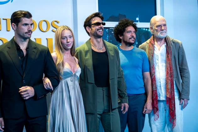 The team of Enfrentados Marfil at the film s premiere, held today at the AZCA complex in Madrid. September 09, 2026. (20260909199)