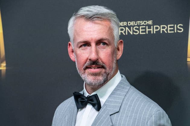 Sebastian PUFPAFF, Moderator, Roter Teppich, Red Carpet Show, Ankunft, arrival, Verleihung des Deutschen Fernsehpreises, Der Deutsche Fernsehpreis 2026, Deutscher Fernsehpreis 2026 im Confex Koeln, am 09.09.2025.