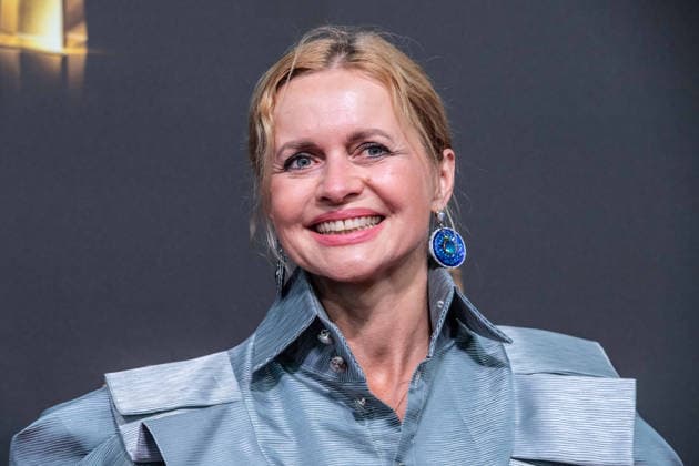 Christine SOMMER, Schauspielerin, Roter Teppich, Red Carpet Show, Ankunft, arrival, Verleihung des Deutschen Fernsehpreises, Der Deutsche Fernsehpreis 2026, Deutscher Fernsehpreis 2026 im Confex Koeln, am 09.09.2025.