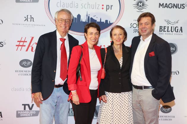 25 Jahre Claudia Schulz PR Hamburg Cord Woehlke, Gabriela Woehlke, Julia Woehlke & Nicolas Woehlke, 25 Jahre Claudia Schulz PR, Nyx Hotel Hamburg, 09.09.2026 Copyright: xEventpressxBecherx