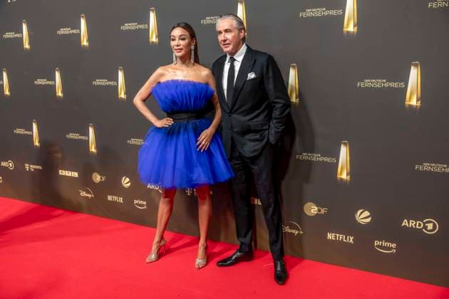 ABB FERNSEHPREIS- Verona Pooth und Eheman Franjo zu Gast auf dem roten Teppich bei der Gala zr verleihung des Der Deutsche Fernsehpreis 2026 iim Confex Center am 09.09.2026 in Koeln NRW Deutschland