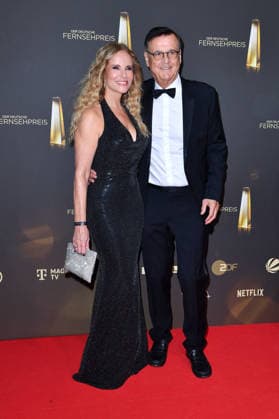 Katja Burkard und Hans Mahr bei der Verleihung des Deutschen Fernsehpreis im Confex Center in Köln am 09.09.2026