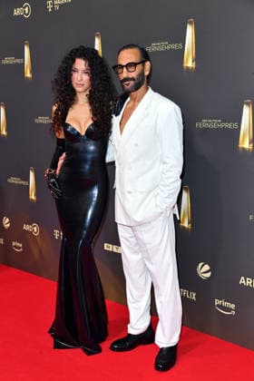 Rebecca Mir und Massimo Sinato bei der Verleihung des Deutschen Fernsehpreis im Confex Center in Köln am 09.09.2026