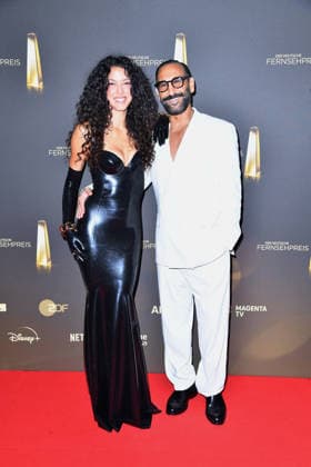 Rebecca Mir und Massimo Sinato bei der Verleihung des Deutschen Fernsehpreis im Confex Center in Köln am 09.09.2026