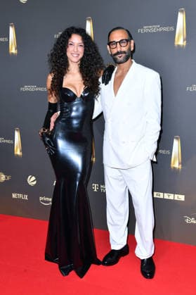 Rebecca Mir und Massimo Sinato bei der Verleihung des Deutschen Fernsehpreis im Confex Center in Köln am 09.09.2026