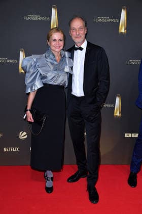 Christine Sommer mit Ehemann Martin Brambach bei der Verleihung des Deutschen Fernsehpreis im Confex Center in Köln am 09.09.2026