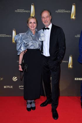 Christine Sommer mit Ehemann Martin Brambach bei der Verleihung des Deutschen Fernsehpreis im Confex Center in Köln am 09.09.2026