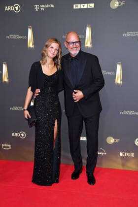 Frank Rosin mit Tochter Marlene bei der Verleihung des Deutschen Fernsehpreis im Confex Center in Köln am 09.09.2026