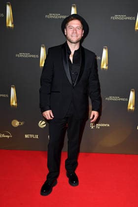 Johannes Oerding bei der Verleihung des Deutschen Fernsehpreis im Confex Center in Köln am 09.09.2026
