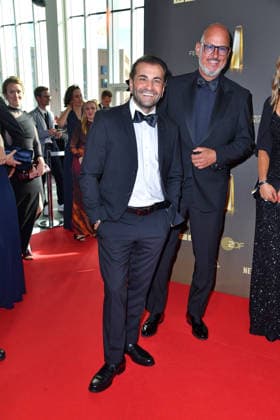Ali Haydar Güngörmüs und Frank Rosin bei der Verleihung des Deutschen Fernsehpreis im Confex Center in Köln am 09.09.2026