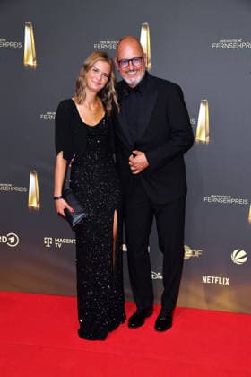 Frank Rosin mit Tochter Marlene Rosin bei der Verleihung des Deutschen Fernsehpreis im Confex Center in Köln am 09.09.2026