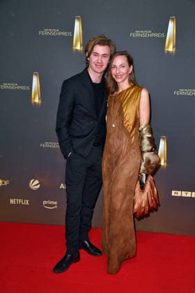 Alessandro Schuster und Katharina Schuettler bei der Verleihung des Deutschen Fernsehpreis im Confex Center in Köln am 09.09.2026