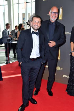Ali Haydar Güngörmüs und Frank Rosin bei der Verleihung des Deutschen Fernsehpreis im Confex Center in Köln am 09.09.2026