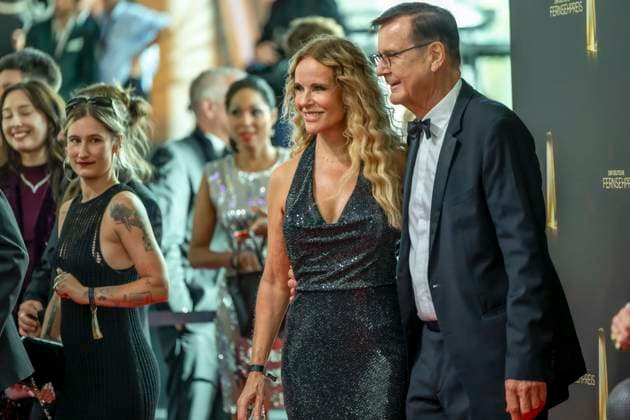 ABB FERNSEHPREIS- Katja Burkhard Moderatorin und Hans Mahr zu Gast auf dem roten Teppich bei der Gala zr verleihung des Der Deutsche Fernsehpreis 2026 im Confex Center am 09.09.2026 in Koeln NRW Deutschland