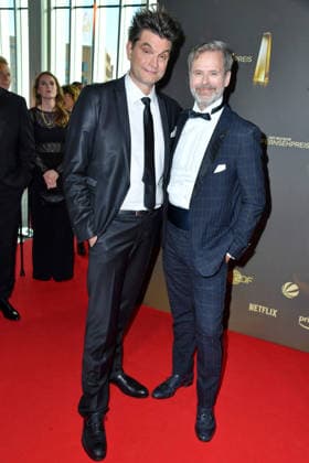Lutz van der Horst und Matthias Matschke bei der Verleihung des Deutschen Fernsehpreis im Confex Center in Köln am 09.09.2026