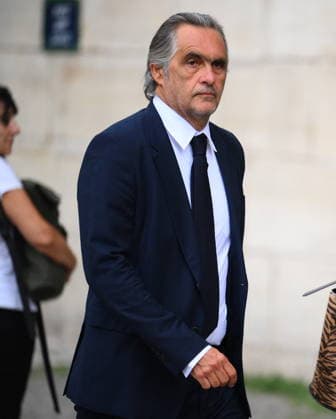Jean-Paul Rappeneau Funeral - Paris Emmanuel Chain during the funeral of Jean-Paul Rappeneau, French director and screenwriter, at the Saint-Sulpice church in Paris, France, on September 10, 2026. The director of Cyrano de Bergerac, has died at the age of 94. Photo by Eliot Blondet ABACAPRESS.COM Paris France  Copyright: xBlondetxEliot ABACAx