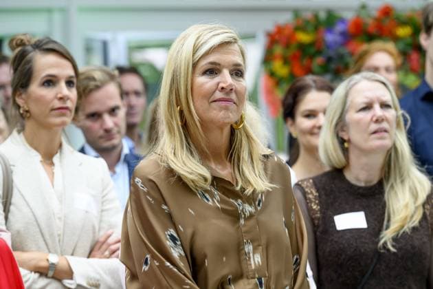 Nieuwegein, The Netherlands, 2026-09-10 11:01:13 NIEUWEGEIN, 10-09-2026, Green Village Queen Maxima attends a symposium of the national Care Evaluation and Appropriate Use (ZE&GG) program in Nieuwegein. Less is More is a movement that contributes to appropriate care in the Netherlands. PHOTO: NLBeeld Patrick van Emst Credit: NL Beeld Patrick van Emst  Copyright: xx x