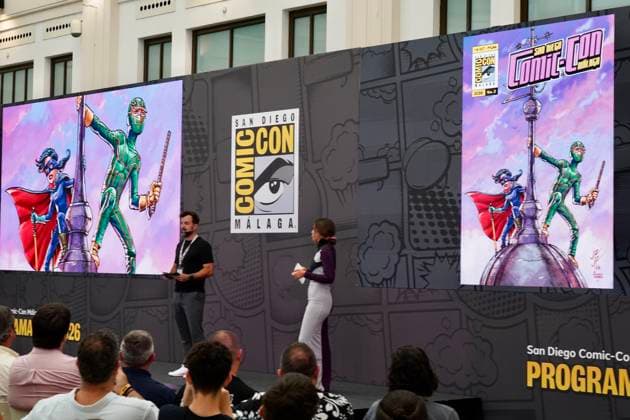 Official presentation of the second edition of San Diego Comic Con Málaga Photo from the official presentation of the second edition of San Diego Comic Con Málaga September 10, 2026, in Málaga, Andalusia, Spain The event was attended by the Second Vice President and Minister of Tourism, Justice, Deregulation, and Local Administration, Manuel Gavira; the Minister of Artificial Intelligence, Digital Development, and Public Administration, José Antonio Nieto; the mayor of Málaga, Francisco de la Torre; and the CEO of San Diego Comic-Con Málaga, Fernando Piquer. SEPTEMBER 10, 2026, in Málaga, Málaga, Spain Copyright: xÃlexxZeax 7762607