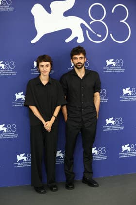 September 10, 2026, Venice Lido, Veneto, Italy: RACHEL SZOR and YUVAL ABRAHAM during the Naza photocall at the 83rd Venice Film Festival at Sala Grande in Venice Lido, Italy. Venice Lido Italy  - ZUMAc179 20260910_zep_c179_012 Copyright: xMickaelxChavetx