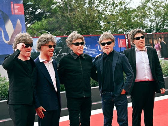 IPA88357699 - Venice, 83rd Venice International Film Festival 2026 - Night 9 - Be Brave red carpet - Pictured: Roberto Beragnoli, Francesco Carrozzini, Renzo Rosso, Lorenzo Mieli, Roberto Beragnoli  Copyright: xManuelexMangiarottix xPoolxPhotoxEventsx08x IPA88357699