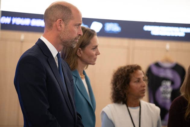 The Prince and Princess of Wales attend the launch of On Your Side: A Suicide Prevention Toolkit for People in Sport The Prince and Princess of Wales attend the launch of On Your Side: A Suicide Prevention Toolkit for People in Sport on World Suicide Prevention Day, at Hill Dickinson Stadium, Liverpool, UK, on the 10th September 2026. Picture by Shirlaine Forrest WPA-Pool Liverpool Hill Dickinson Stadium Merseyside UK  WHA-0831