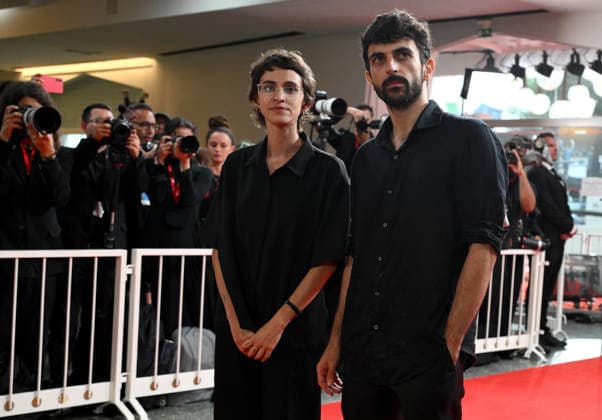 September 10, 2026, Venice, ITALY: Israeli directors Yuval Abraham (R) and Rachel Szor arrive for the premiere of Naza during the 83rd Venice Film Festival in Venice, Italy, 10 September 2026. The movie is presented in official competition Venezia 83 at the festival running from 02 to 12 September 2026. ANSA ETTORE FERRARI Venice ITALY  - ZUMAa110 20260910_zaf_a110_034 Copyright: xEttorexFerrarix