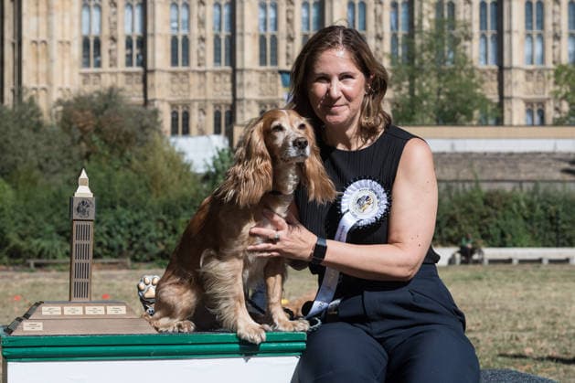 September 10, 2026, London, England, United Kingdom: Anna McMorrin MP and her working cocker spaniel Cadi, the winners of the 1st place in the Westminster Dog of the Year competition pose in the Victoria Tower Gardens during the Westminster Dog of the Year competition. The event is a celebration of the unique bond between dogs and their owners, and gives parliamentarians the opportunity to highlight the important work that they ve undertaken in Parliament on dog related matters, whilst promoting responsible dog ownership. London United Kingdom  - ZUMAs371 20260910_zip_s371_002 Copyright: xWiktorxSzymanowiczx